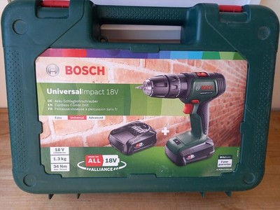 Bosch 18V Akku-Kombihammer Bohrhammer Universal Schlagschrauber NUR KOFFER