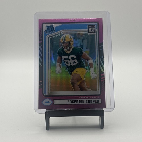 2024 Panini Donruss - Rated Rookie Edgerrin Cooper #325 Optic Preview Pink Prizm
