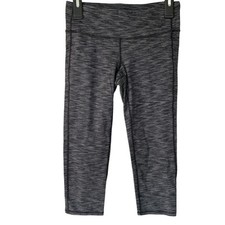 Athleta Striped Capri Leggings S Womens Activewear Cropped Athleisure