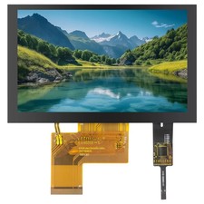 5 Inch TFT LCD Display Module 800 480 RGB IPS 40Pin 3.3V ILITTEK Driver 500