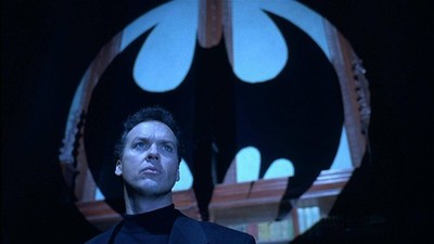 Michael Keaton Batman Bat Signal Classic 1989 Movie Poster Photo 24x36