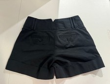 Express Design Studio Size 00 Cuffed Hem Shorts Black Classic Everyday Wear