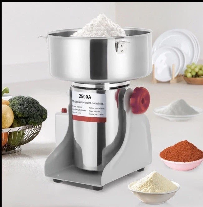 Commercial Spice Grinder Electric Mill Grinder High Speed 25000rpm 2500g-(5.5Lb)
Opens in a new wind