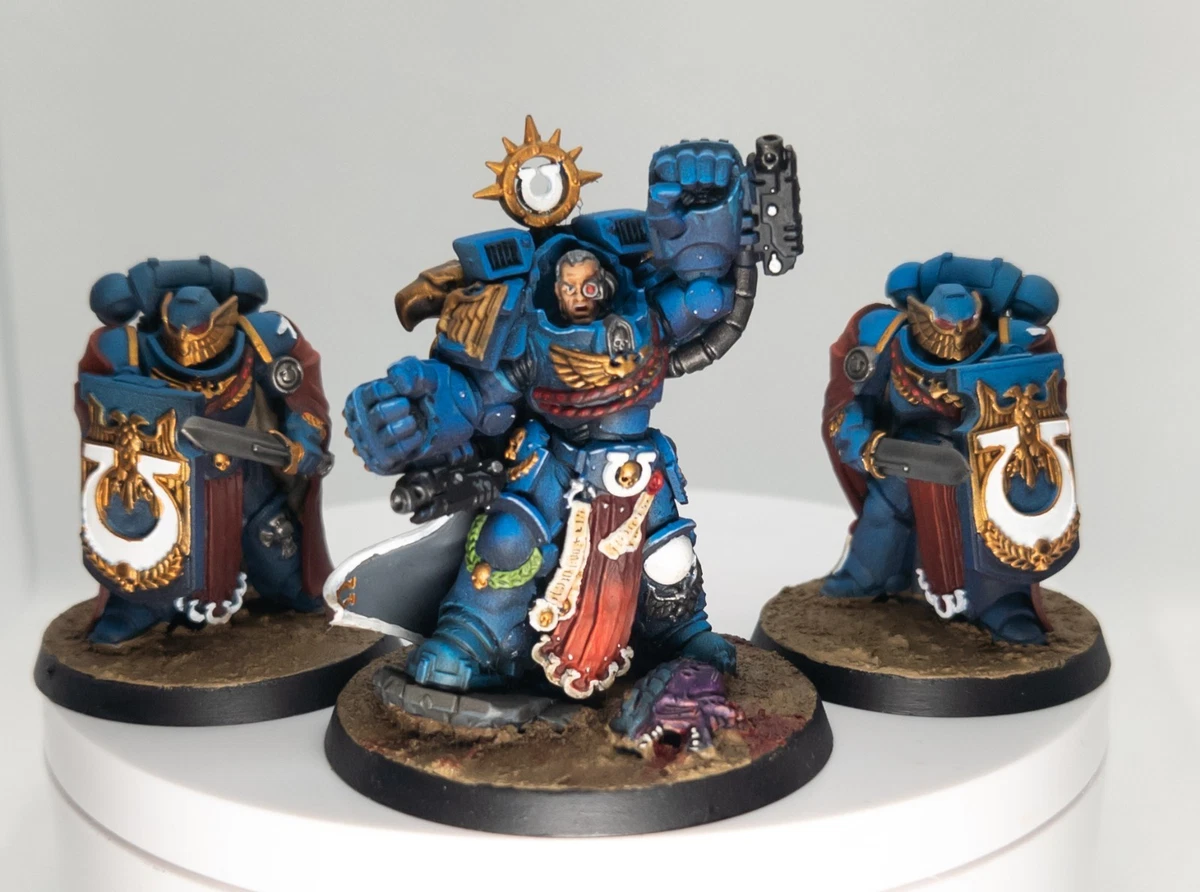 Space Marines Ultramarines Fully Assembled & Painted Warhammer 40K