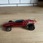 VTG 1969 Mattel Hot Wheels Red Line Indy Eagle Grand Prix Spectraflame Red