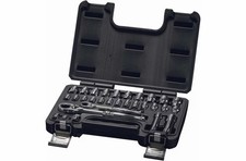 Halfords Advanced 30 Piece Metric Vortex Socket Set 1/4" 3/8"