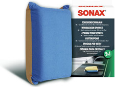 SONAX ScheibenSchwamm (1 Stück) nimmt Nässe mit einem Wisch auf und hinterlässt 
