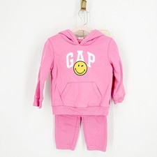 GAP Pink Kids Matching Set with Smiley