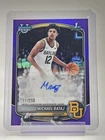MICHAEL RATAJ 2025-26 BOWMAN CHROME U 1ST PURPLE REFRACTOR AUTO /250 Q3882