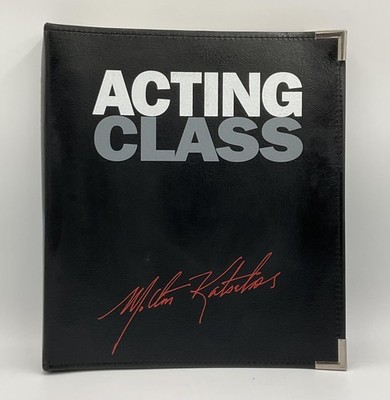 ACTING CLASS Milton Katselas Loose-Leaf Binder Drama Nonfiction English