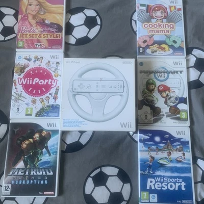 Wii Family Games Wii Wheel Included Complete And Tested - Image 1 of 4