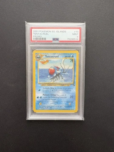 Tentacruel 10/18 PSA 9 Vintage Southern Islands Promo Mint WOTC