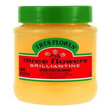 Three Flowers Brilliantine Pomade Solid 3.25 Oz