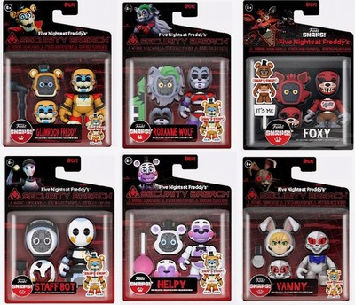 Funko FNAF Five Nights at Freddys Figuren - Security Breach Snap & Swap!