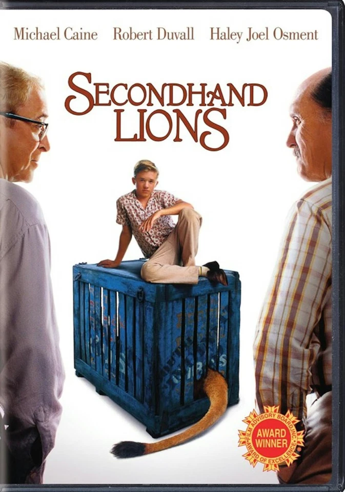 Secondhand Lions DVD Michael Caine NEW Foto 2 de 3