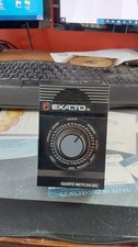 Vintage Exacto Quartz Metronome w/ Retractable Stand Lamp Beat 40-208 BPM