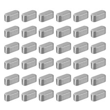 30 Pcs Round Ended Feather Key, 10x5x5mm Drive Shaft Parallel Keys