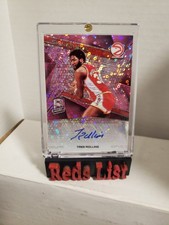 2018-19 Spectra Signatures Neon Pink Prizm Auto 2/25 Tree Rollins #SG-TRL Hawks