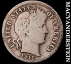 1916-S Barber Dime - Scarce  Better Date  No Reserve  #K729