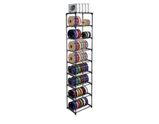 9-Tier Metal 3D Printer Filament Storage Rack 43.5X20X12 Cm Spool Holder DIY