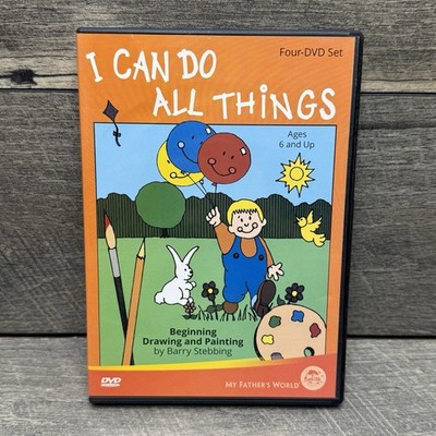 I Can Do All Things Beginning Drawing & Painting DVD by Stebing (4-Disc Set)