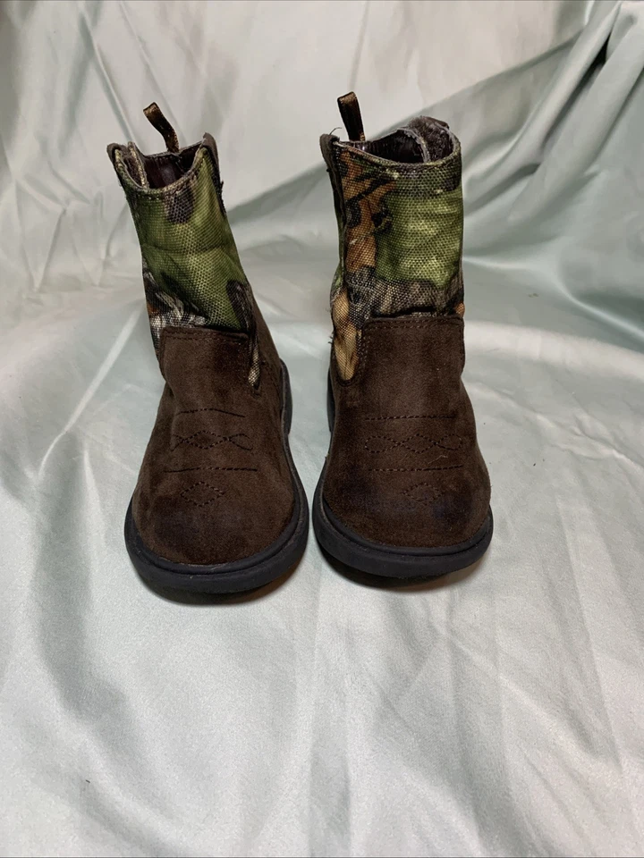 Botas Cazadoras Gloria Desteñidas Camuflaje Talla 4 Infantil Excelente Estado Foto 2 de 4