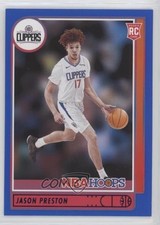 2021-22 Panini NBA Hoops Rookies Blue Jason Preston #242 0e7h