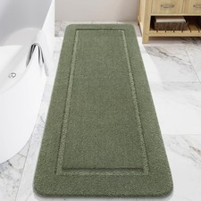 LOCHAS Bathroom Runner Rug, 24" x 60" Long Bath 24''x60'', Sage Green