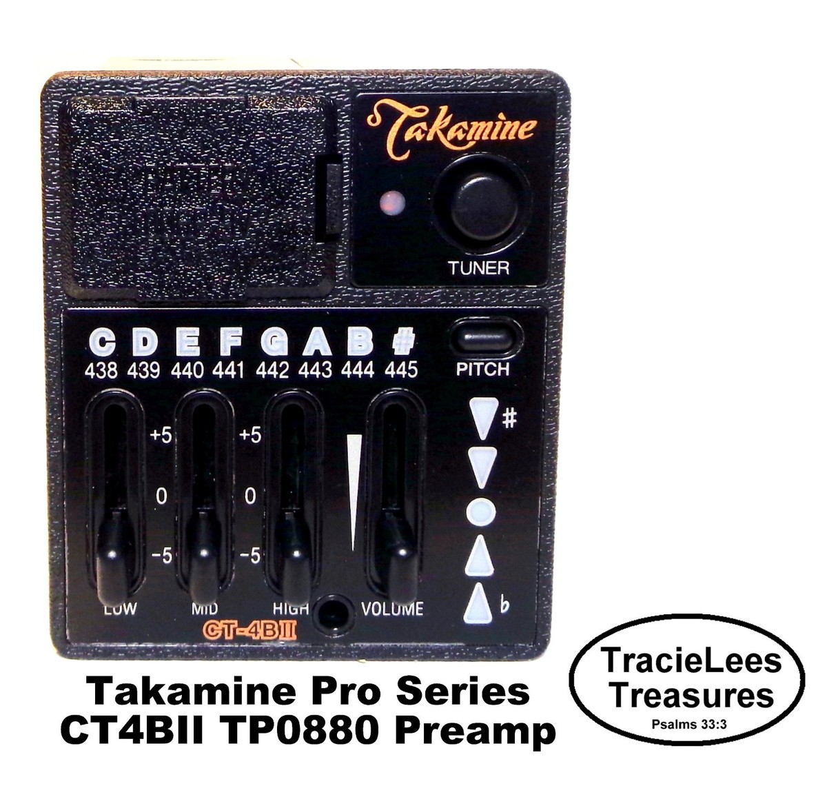 Takamine CT4-BIIプリアンプ Takamine CT4BII Preamp For Pro Series Guitar - TP0880 | eBay