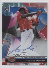 2020 Bowman's Best of Blue Refractor 101/150 Aristides Aquino #B20-AAQ Auto 1dm4