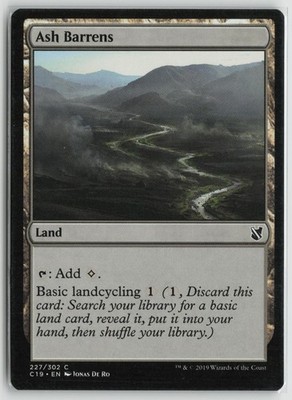 Ash Barrens Lightly Played Commander 2019 Magic: The Gathering