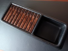 Mercedes W124 C-Box Kassettenfach für Mittelkonsole Fischer Wurzelholz Optik