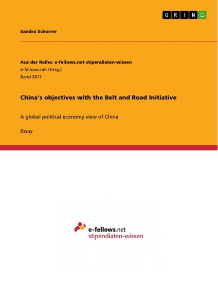 China's Objectives With The Belt And Road Initiative (Buch)-image