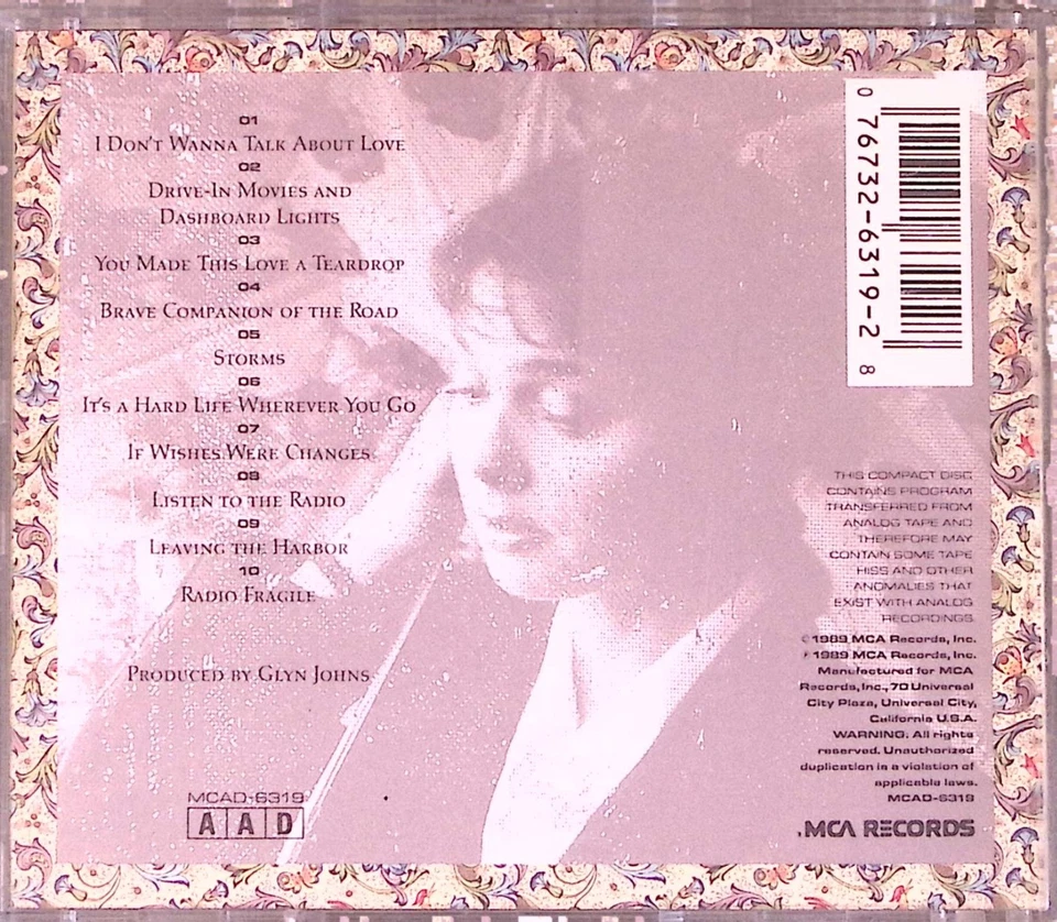 КОМПАКТ-ДИСК NANCI GRIFFITH STORM MCA RECORDS 8579 - Изображение 2 из 4