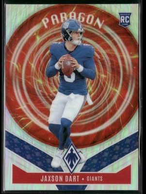 2025 Panini Phoenix #4 Jaxson Dart Paragon Silver Rookie