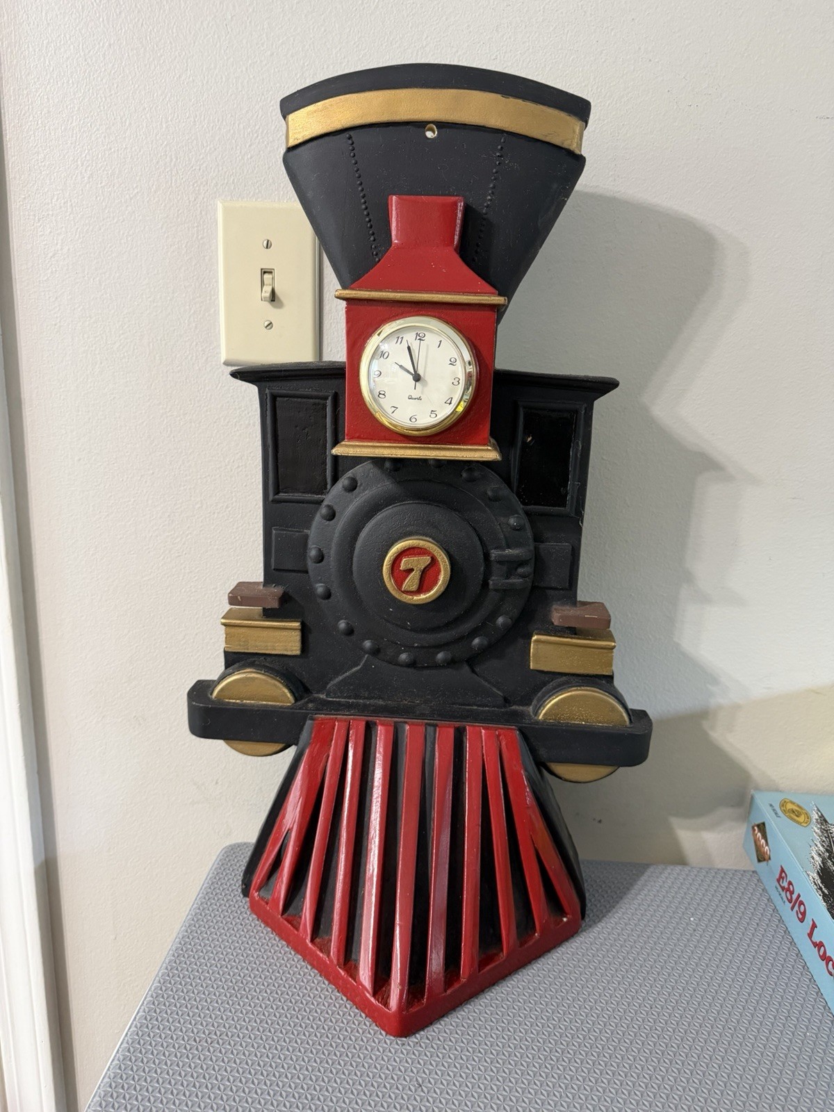 Locomotive Train Wall Clock
