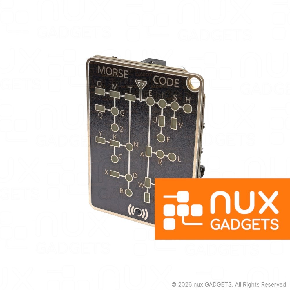 nux Morse Code Karte Pro - Interaktives Morsecode Lern-Gadget Morse Code Trainer