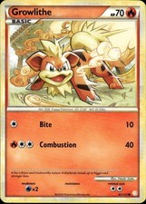 Growlithe Common HeartGold SoulSilver 65/123 LP on eBay