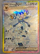 Pokemon Glaceon EX 150/131 Special Illustration Rare SV Prismatic Evolutions