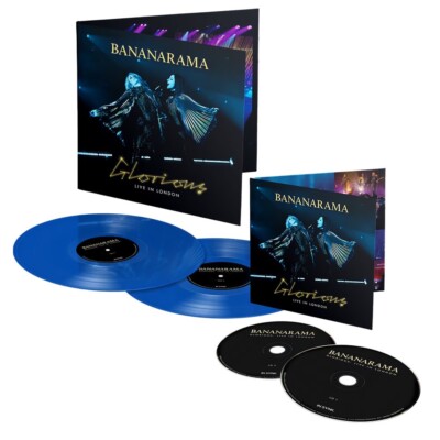BANANARAMA - GLORIOUS LIVE IN LONDON DELUXE SIGNED EDITION - BLUE VINYL, CD, DVD