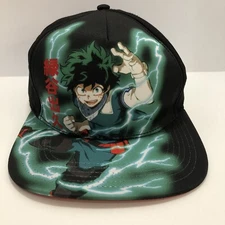 My Hero Academia Snapback Cap Anime Manga Hat Izuku Midoriya Bioworld OSFM