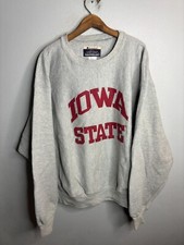 VTG Iowa State Champion Reverse Weave Sweatshirt Mens XL College University 6155