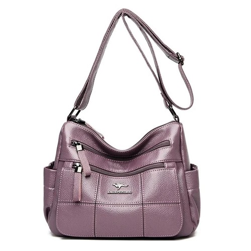 Nuevos bolsos de mano de cuero de lujo para mujeres Bolsos bandolera de hombro de diseñador Carteras grandes - Imagen 29 de 29