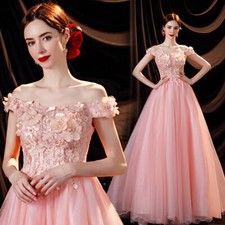 Noble Evening Formal Party Ball Gown Prom Bridesmaid Host Acting Dress TS17908