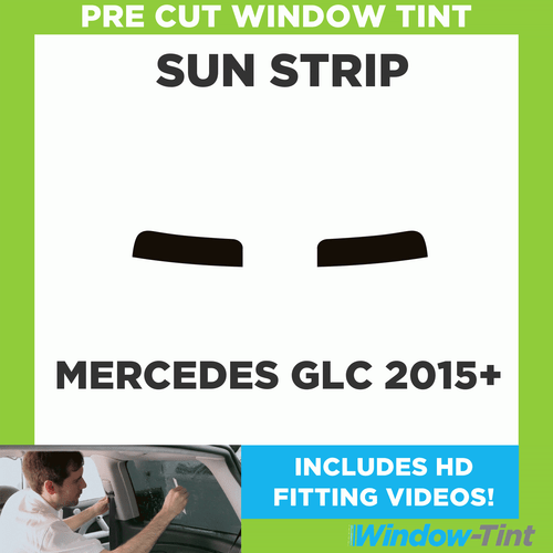 Pre Cut Window Tint - For Mercedes GLC 2015 Sunstrip - Picture 1 of 5