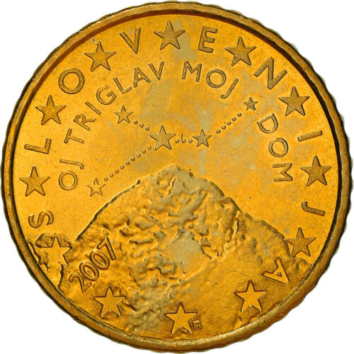 [#381907] Slovénie, 50 Euro Cent, 2007, Vantaa, SPL+, Laiton, KM:73 - Picture 1 of 2