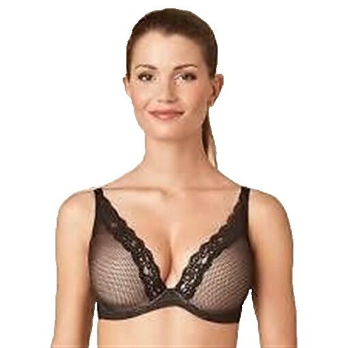 Freya Idol Allure Moulded Balcony Bra In Black 1800 Freya Idol Allure Moulded Balcony Bra In Black 1800