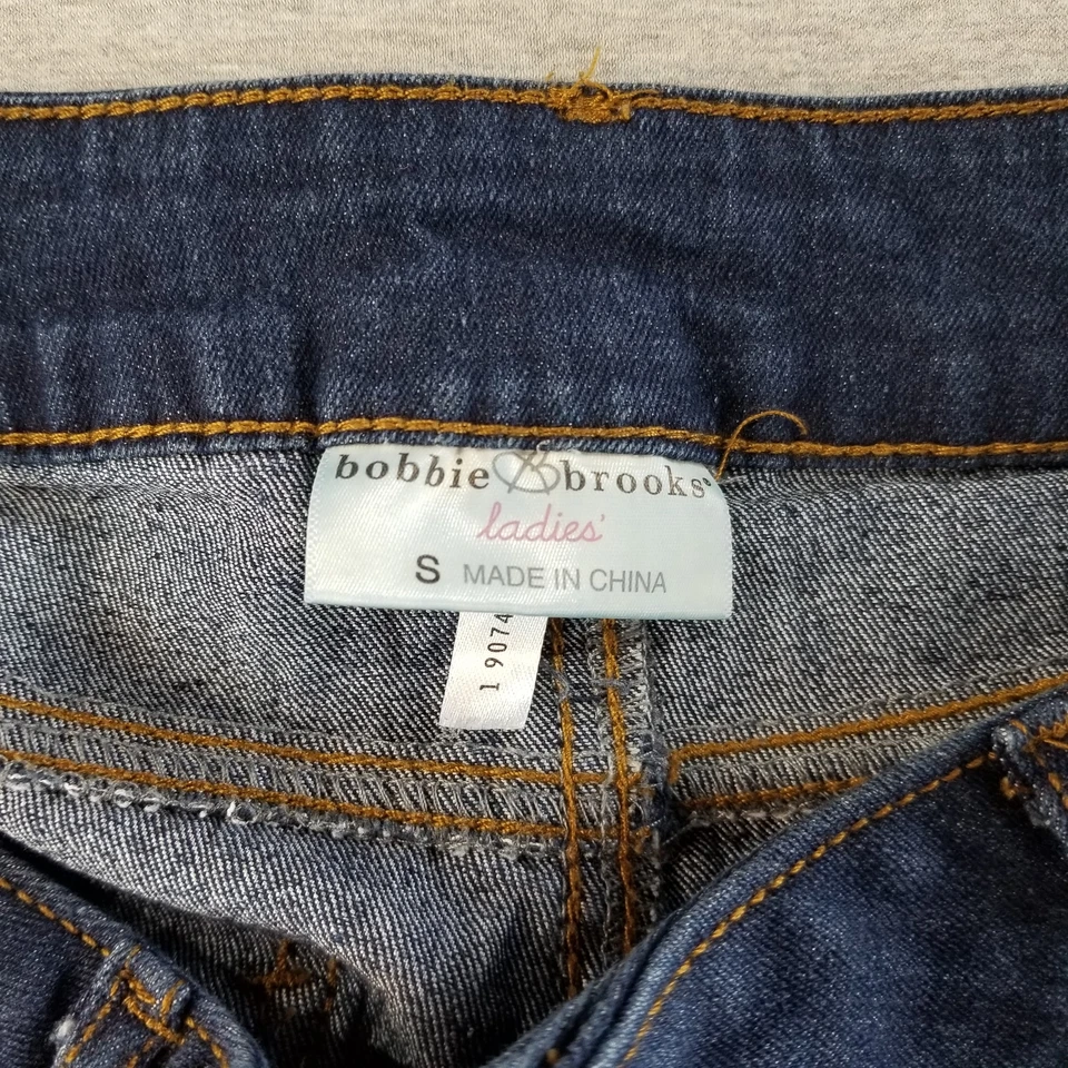Pantalones de mezclilla Bobbie & Brooks para mujer talla S buena calidad lavado oscuro Normcore bonitos Foto 3 de 4