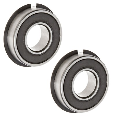 Set of 2 High Speed Wheel Bearing w/ Snap Ring 1-3/8 OD x 5/8 ID Go Kart Parts