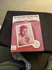 the Little White Cloud That Cried Johnnie Ray 1951 Sheet Music
